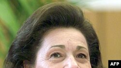 Bà Suzanne Mubarak, vợ của cựu Tổng thống Ai Cập đã bị lật đổ Hosni Mubarak