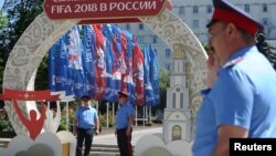 Lực lượng bảo vệ cho World Cup 2018 ở thành phố Rostov-on-Don.