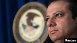 Công tố viên Mỹ Preet Bharara thảo luận về các cáo buộc gian lận của các nhà ngoại giao Nga, New York 5/12/13