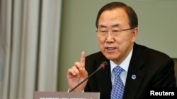 Tổng thư ký Liên hiệp quốc Ban Ki-moon nói đây là diễn biến đáng khích lệ, giúp giảm căng thẳng để thăng tiến hòa bình và ổn định trong khu vực