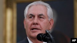 Ngoại trưởng Mỹ Rex Tillerson.