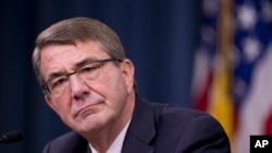 Bộ trưởng Quốc phòng Mỹ Ash Carter.