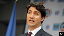 Thủ tướng Canada Justin Trudeau.