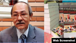 Nhà văn Phạm Thành và quyển sách Nguyễn Phú Trọng: Thế thiên hành đạo hay Đại nghịch bất đạo. Photo Facebook Bà Đầm Xòe