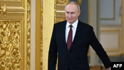 Tổng thống Nga Vladimir Putin tại Điện Kremlin ở Moscow, 4/12/2023.