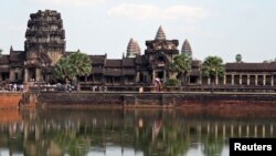 Khu đền đài Angkor Wat ở Campuchia