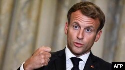 Tổng thống Pháp Emmanuel Macron.