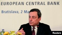 Chủ tịch Ngân hàng Trung ương châu Âu Mario Draghi.