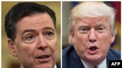 TT Donald Trump (phải) và Cựu Giám Đốc FBI James Comey