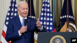 Tổng thống Mỹ Biden họp báo hôm 9/11.