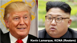 TT Mỹ Donald Trump và lãnh tụ Triều Tiên Kim Jong Un.