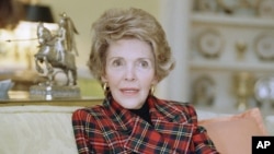 Bức ảnh của Đệ nhất Phu nhân Nancy Reagan được chụp ngày 11/1/1989.