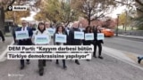 DEM Parti’den İçişleri Bakanlığı önünde protesto: “Bugün barış ortamını zehirleyen bir kayyum rejimi vardır”