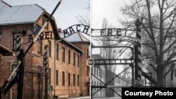 Auschwitz xưa và nay.