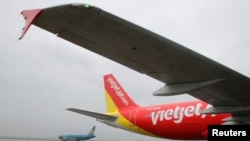 Một máy bay của hãng hàng không VietJet.