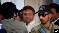 Hiện ông Musharraf đang bị quản thúc tại gia.