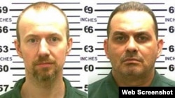 Hai tù nhân nguy hiểm David Sweat và Richard Matt. 