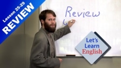 Let's Learn English Review of Lessons 25-29