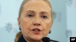 Ngoại trưởng Hoa Kỳ Hillary Rodham Clinton.