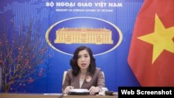 Người phát ngôn Bộ Ngoại giao Việt Nam Lê Thị Thu Hằng. Ảnh: Bộ Ngoại giao via Zing.vn