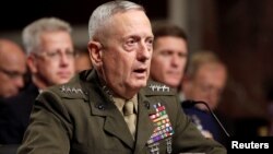 Bộ trưởng Quốc phòng Mỹ James Mattis. 