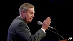 Thượng nghị sĩ Cộng hòa Lindsey Graham bang South Carolina nói: “Chúng ta cần thành lập một đội quân Ả Rập trong đó chúng ta đóng góp một phần đến vùng này và bắt đầu chiếm lại đất trong tay Nhà nước Hồi Giáo tại Syria và tiêu diệt vương quốc Hồi Giáo.” 