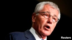 Bộ trưởng Quốc phòng Mỹ Chuck Hagel.