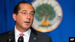 Bộ trưởng Bộ Y tế và Dịch vụ Nhân sinh Hoa Kỳ Alex Azar.