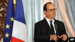 Tổng thống Pháp Francois Hollande.