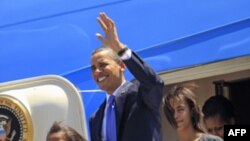 Tổng thống Obama, cùng phu nhân và 2 con gái đến El Salvador hôm 22/3/11