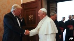 Tổng thống Trump gặp Đức Giáo hoàng Phanxicô ở Vatican, 24/5/2017