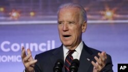 Phó Tổng thống Mỹ Joe Biden phát biểu tại hội nghị thượng đỉnh năng lượng ở Istanbul, Thổ Nhĩ Kỳ, 22/11/2014.