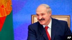 Tổng thống Belarus Alexander Lukashenko.