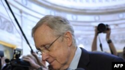 Lãnh đạo khối đa số ở Thượng viện Harry Reid ở Washington, Chủ Nhật, 31/7/2011