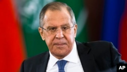 Bộ trưởng Ngoại giao Nga Sergey Lavrov, ảnh chụp ngày 5/10/2017.