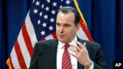 Ông Brett McGurk được nói là có bất đồng mạnh mẽ với quyết định chóng vánh của Tổng thống Donald Trump rút 2.000 binh sĩ Mỹ khỏi Syria.