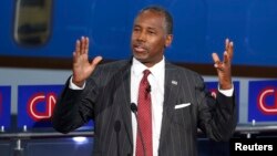 Ứng cử viên tổng thống Đảng Cộng hòa Tiến sĩ Ben Carson.