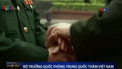 Bộ trưởng Quốc phòng Việt-Trung ‘tay bắt, mặt mừng’