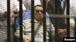 Cựu Tổng thống Ai Cập Hosni Mubarak (ảnh tư liệu tháng 4/2013)