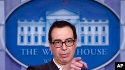 Bộ trưởng Tài chính Mỹ Steven Mnuchin.