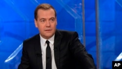 Thủ tướng Nga Dmitry Medvedev