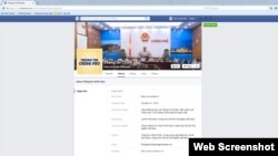 Screenshot trang Facebook 'Thông Tin Chính Phủ'.