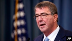 Bộ trưởng Quốc phòng Mỹ Ash Carter. (Ảnh tư liệu)