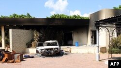 Lãnh sự quán Mỹ ở Benghazi buổi sáng sau vụ tấn công ngày 11 tháng 9, 2012.