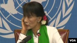 Nhà lãnh đạo dân chủ Miến Điện Aung San Suu Kyi tại Geneva