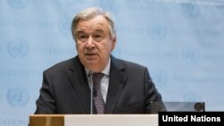 Tổng thư ký LHQ António Guterres.