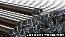 Ống thép carbon nhập từ Việt Nam bị khiếu nại bán phá giá ở thị trường Canada. 