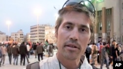 Phóng viên James Foley đã mất tích trong một chuyến đi tác nghiệp đến Syria vào tháng 11, 2012.