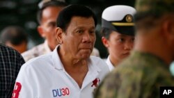 Tổng thống Philippines Rodrigo Duterte.