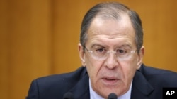 Ngoại trưởng Nga Sergei Lavrov.